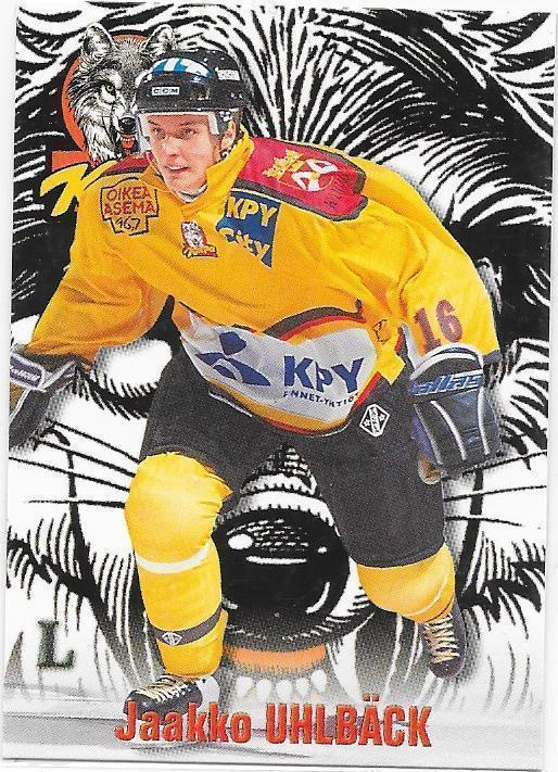 1998-99 CardSet #160 Jaakko Uhlbäck Kalpa