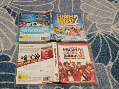 High School Musical 2 ja 3 Disney DVD