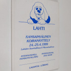 Lahti kansainvälinen koiranäyttely 24.-25.4.1999 - pikkukuva 1