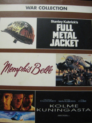 WAR COLLECTION DVD  FULL METAL JACK, MEMPHIS BELLE JA KOLME