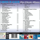 T-Bone Walker: Five Classic Albums (Avid Roots 2020) 2-CD - pikkukuva 2