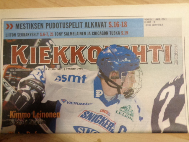 Kiekkolehti Nro 6/2007 (13.11)