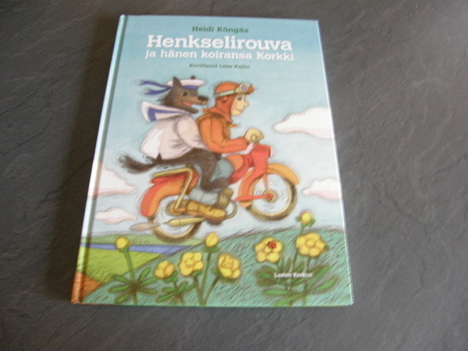 Köngäs Henkselirouva ja hänen koiransa Korkki