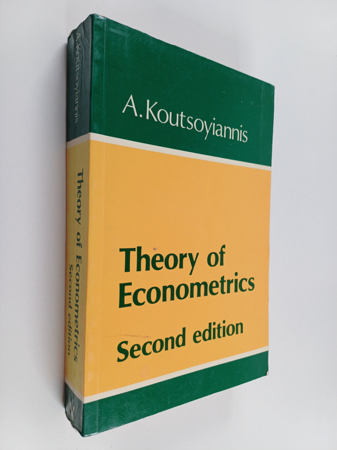 A. Koutsoyiannis : Theory of econometrics : An introducto...
