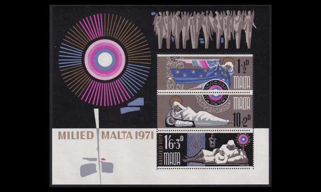 Malta 433-5BL1 ** Joulu (1971)