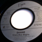 SANNE  ::  WHERE BLUE BEGINS  ::  VINYYLI  7"    1991 - pikkukuva 3