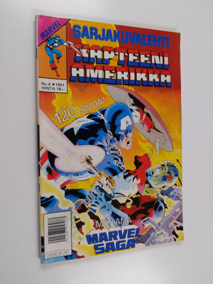Sarjakuvalehti 4/1991 Kapteeni Amerikka