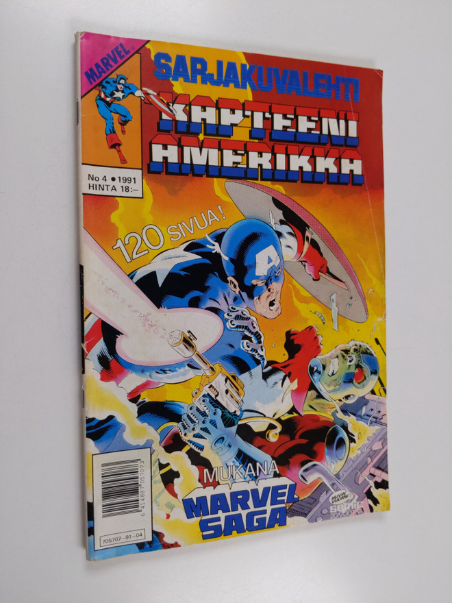 Sarjakuvalehti 4/1991 Kapteeni Amerikka