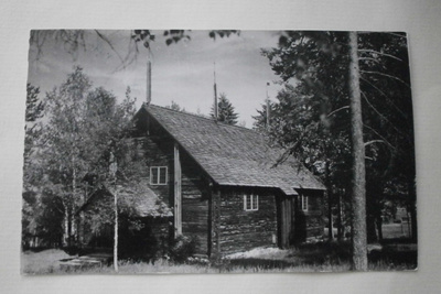 Sodankylä, Vanha kirkko, vanha mv valokuvapk, p. 1955