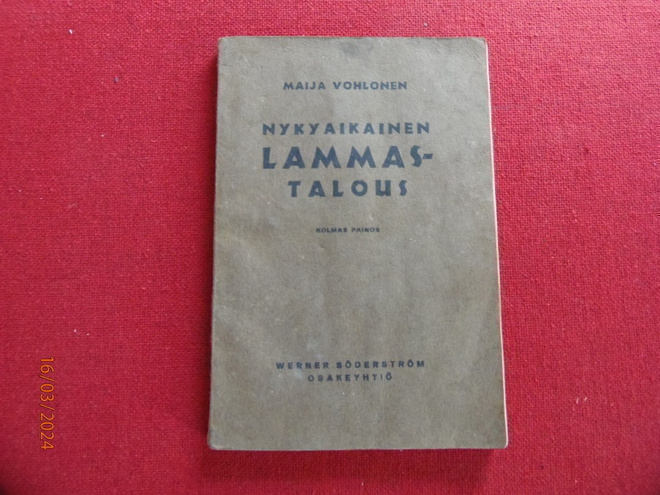 Maija Vohlonen: Nykyaikainen lammastalous