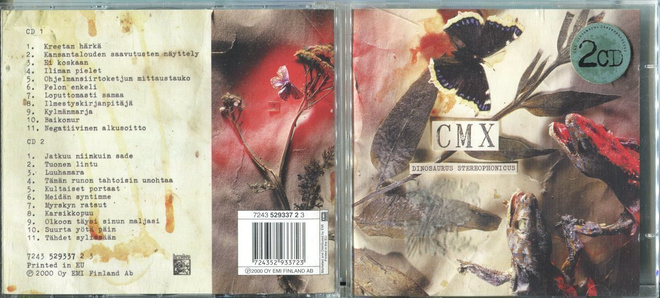 CMX . 2 CD-LEVYÄ . DINOSAURUS STEREOPHONICUS