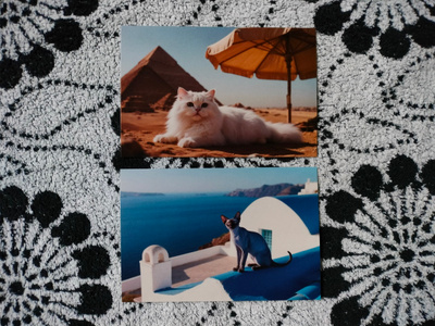 ~Kissa kortti~ 2kpl