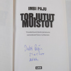 Imbi Paju : Torjutut muistot (signeerattu) - pikkukuva 3