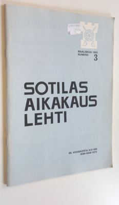 Suomen sotilasaikakauslehti 3/1985