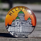 Helsinki Matkailumerkki. Halkaisija - 18 mm. - pikkukuva 2