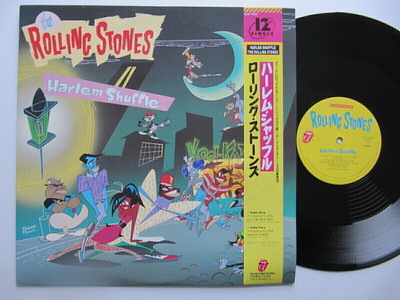 The Rolling Stones Harlem Shuffle 12" LP Japanilainen OBI