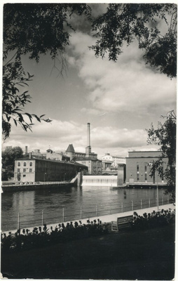 TAMPERE, Tammerkoskea - vanha kortti