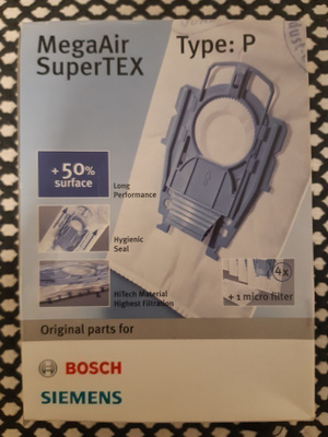 Alkuperäiset pölypussit bosch/siemens