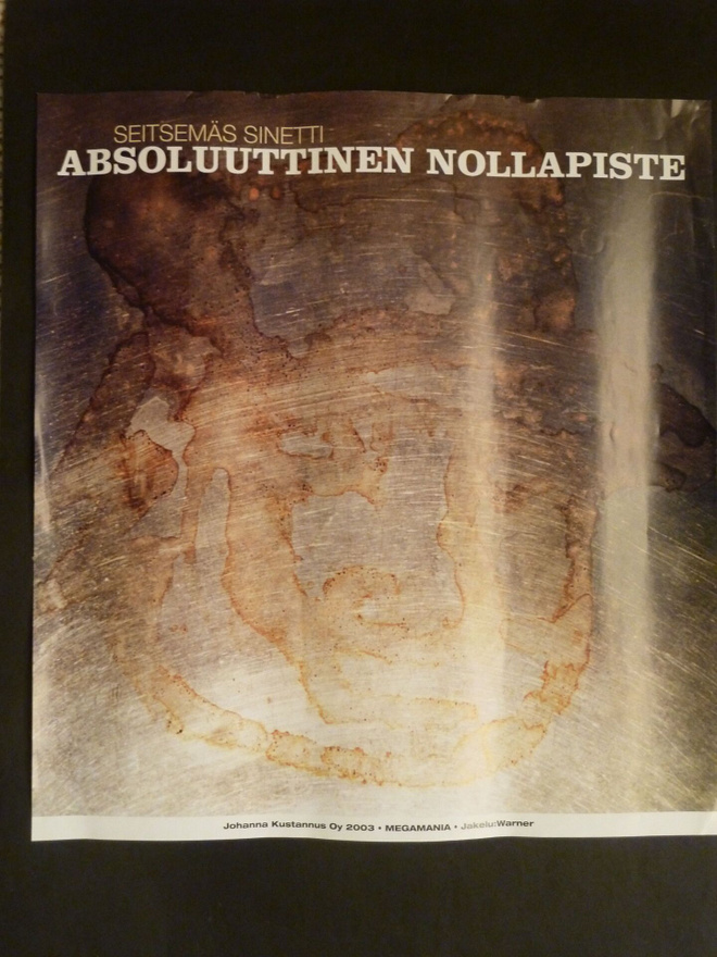 ABSOLUUTTINEN NOLLAPISTE. Seitsemäs Sinetti. PROMOJULISTE.