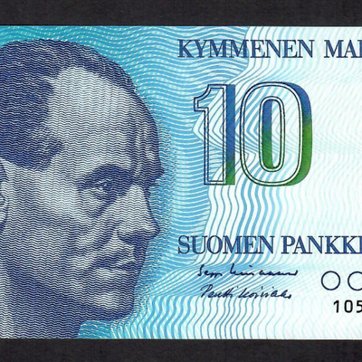 10mk 1986 LIN-Koi Pakkasileä