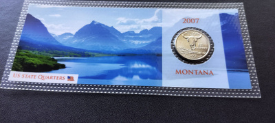 US State Quarters, Montana 2007 kortissa, UNC