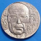 Hopeinen juhlaraha 10 mk vuodelta 1975 Kekkonen. - pikkukuva 1