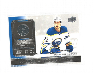 JACK QUINN - ROOKIE RETROSPECTIVE #RR-16 - UD 2023-24