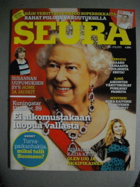 Seura lehti Nro 35/2015 (14.3)
