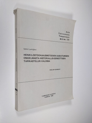 Ismo Lumijärvi : Acta Universitatis Tamperensis - Ser. A....