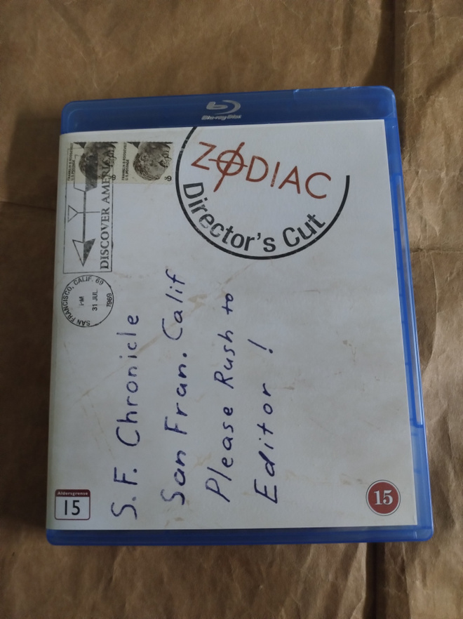 Zodiac director's cut (Bluray)
