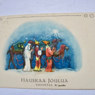 VANHA Postikortti Joulukortti Greta Gerell 1925 - pikkukuva 1
