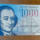1000 markkaa v.1986 ilman Litt. - pikkukuva 1