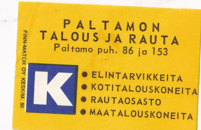 Paltamo. Paltamon  Talous ja rauta,  b433
