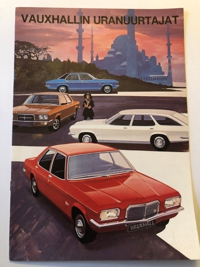 Myyntiesite - Vauxhall Victor/Vx 4/90/Ventora - 1976