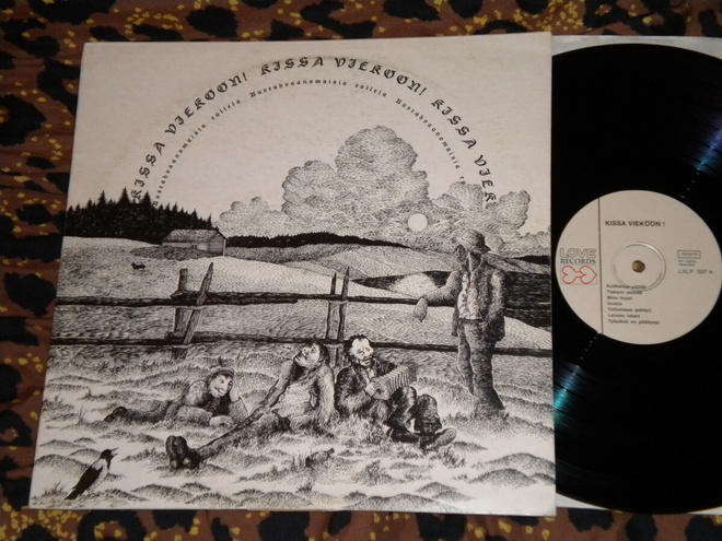 KISSA VIEKÖÖN - Uusrahvaanomaisia Ralleja  - LP 1971 EX-