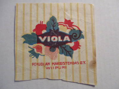 VANHA MAKEISPAPERI - VIOLA WIIPURI (K12-S71)