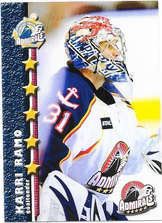 2008-09 Norfolk Admirals #12 Karri Rämö Pelicans MV farmi