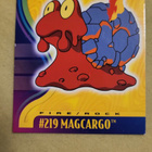 Magcargo #219 Pokemon 2001 Topps Johto Champions card - pikkukuva 1