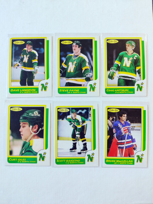 86-87 Opc - Minnesota North Stars 6kpl