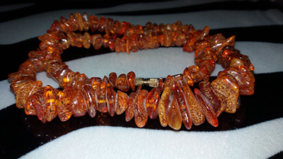 Vintage Meripihka kaulakoru Amber Itämeren meripihka