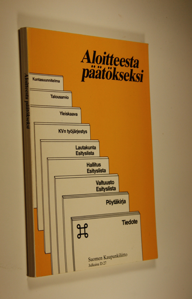 Antero ym. (käsikirjoitus) Jaakkola : Aloitteesta päätöks...