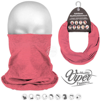 Viper Fashion 9in1 Mikrokuitukangas Putkihuivi, v.pun *UUSI*