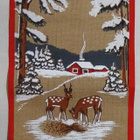 Vintage joulutaulu - Bambit - tasku korteille - pikkukuva 1