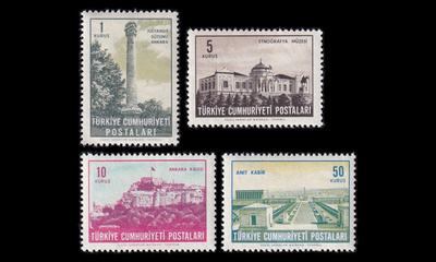 Turkki 1854-7 ** Ankaran rakennuksia (1963)
