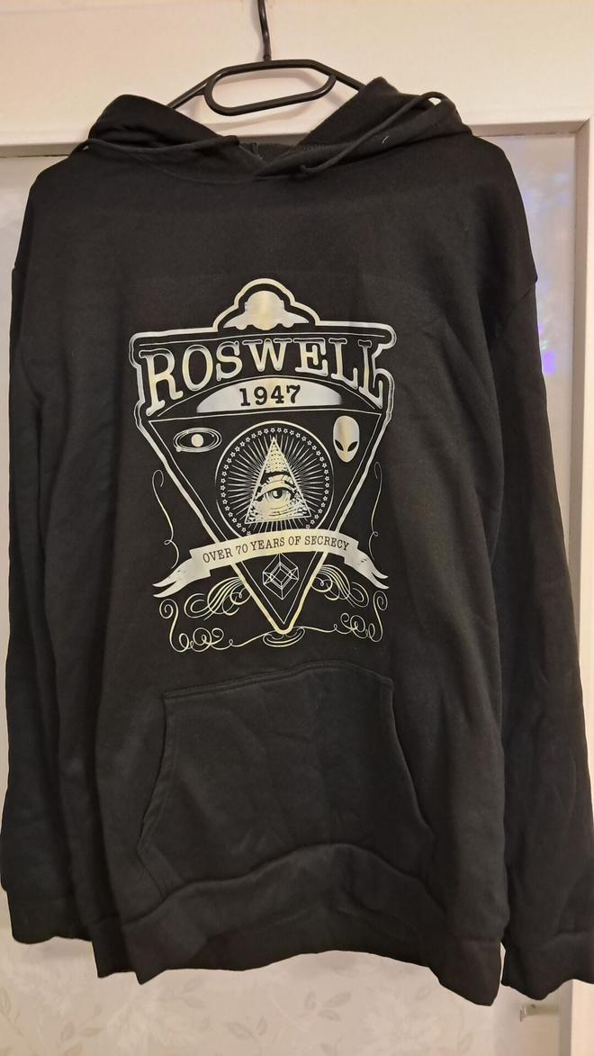 Roswell huppari XL musta