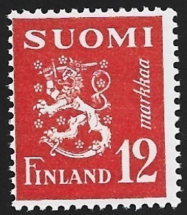 1950 M-30 Leijona 12 mk punainen ** Lape 381 VSP Lm6
