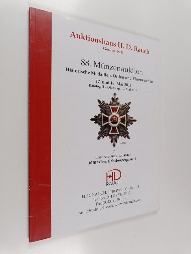 88. Munzenauktion : historische medaillen. orden und ehre...