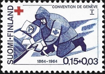 1964 Punainen Risti 0,15 + 0,03 mk **  LaPe 588