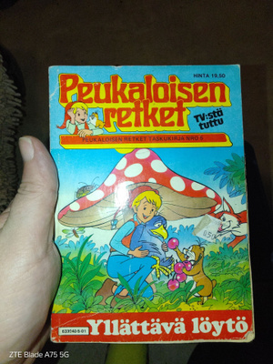 Peukaloisen retket sarjakuva albumi