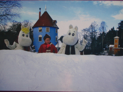 Pikku Myy ja muumit lumihangessa